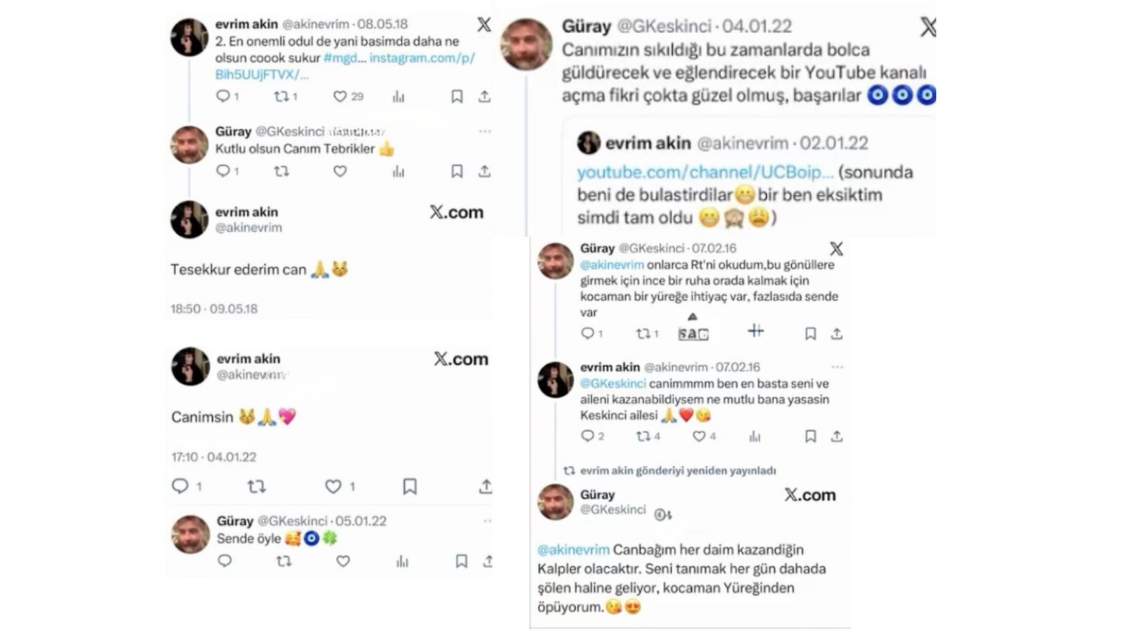 Evrim Akın'ın "3 Yıllık İlişki" İddiasını Çürüten Eski Mesajlar!