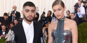 NEW YORK, NY - MAY 02:  Gigi Hadid and Zayn Malik arrive for the "Manus x Machina: Fashion In An Age Of Technology" Costume Institute Gala at Metropolitan Museum of Art on May 2, 2016 in New York City.  (Photo by Karwai Tang/WireImage)