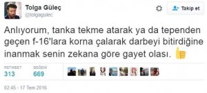 tolga tweet