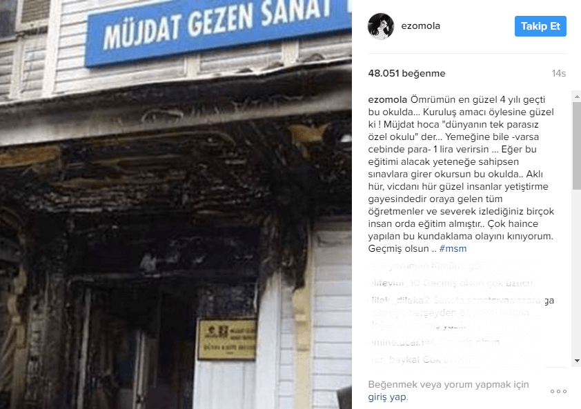 Sanat Merkezi'ne Yapılan Saldırıya Ünlülerden Sert Tepkiler Geldi