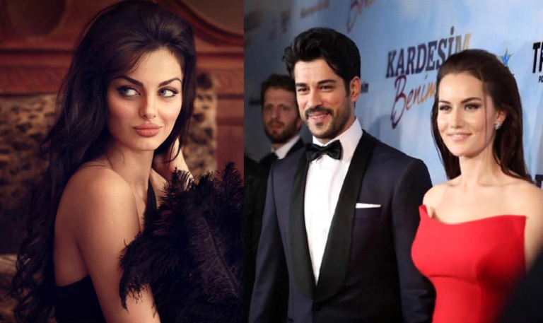 Burak Özçivit’in peşindeki güzele Fahriye Evcen şoku