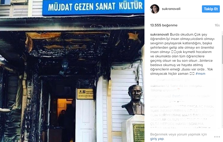 Sanat Merkezi'ne Yapılan Saldırıya Ünlülerden Sert Tepkiler Geldi