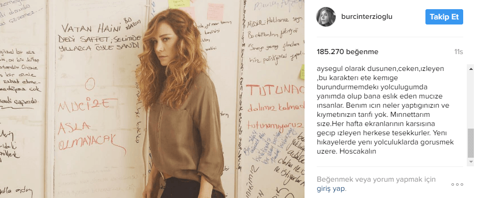 Burçin Terzioğlu'ndan Ayşegül'e Duygusal Veda