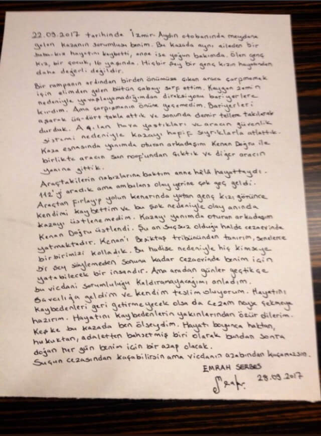 Behzat Ç.'nin Yazarı Emrah Serbes, İki Kişiyi Öldürdüğü Kazayı İtiraf Etti