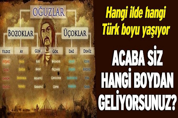 Türklerin Soy Ağacı Çıkarıldı! Acaba Hangi Soydansınız?