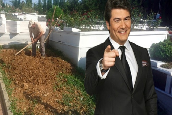 Mezar başında görüntülenmek istemeyen ünlüler Vatan Şaşmaz’ı gece ziyaret ediyor