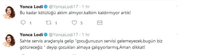Şarkıcı Yonca Lodi, Aileleri Uyardı: Sahte Servislerle Çocuk Kaçırıyorlar