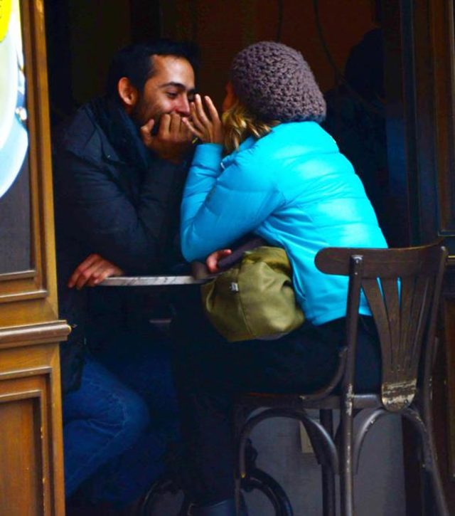 Ece Dizdar Sevgilisini Öpe Öpe Doyamadı!
