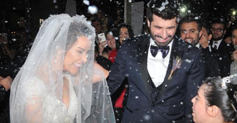 Düğününde kar yağsın istedi,yağdı!