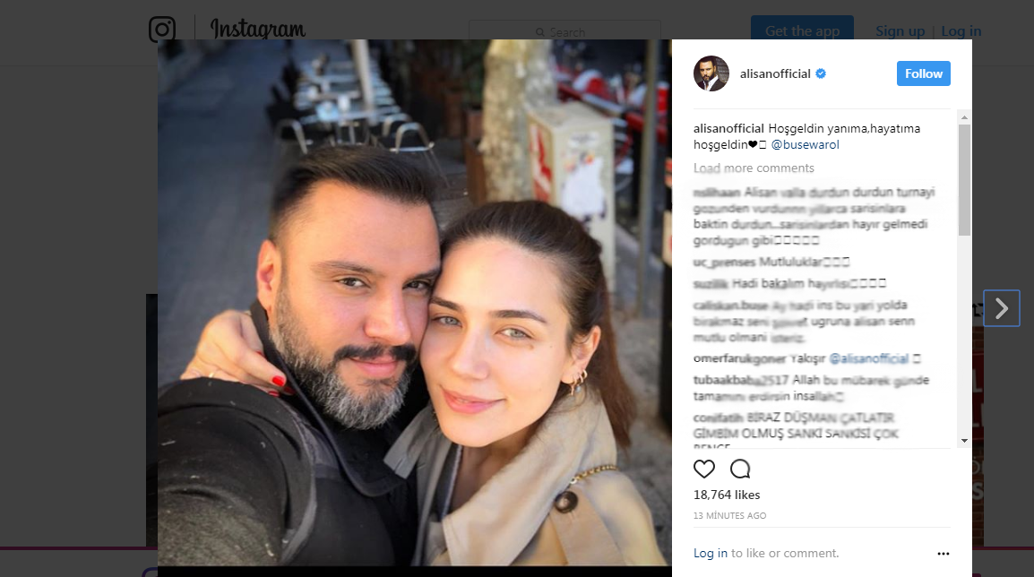 Yılın Aşkından İlk Fotoğraf!