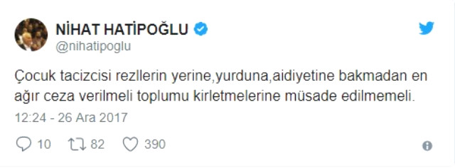 Nihat Hatipoğlun'dan Çocuk Tacizcilerine Zehir Zemberek Sözler!