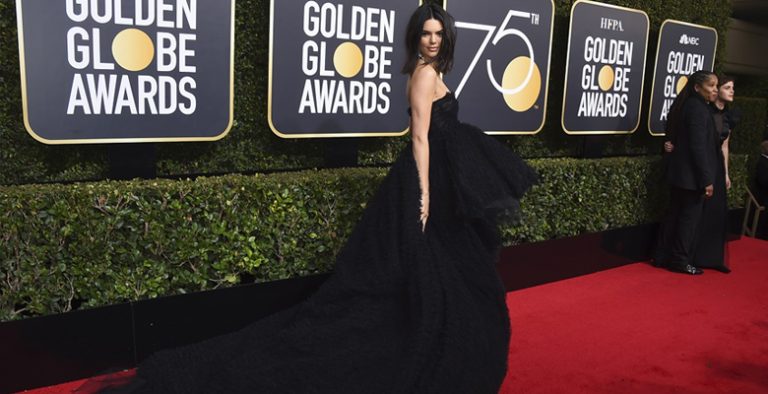 Altın Küre’ye Siyah Kıyafetli Protesto Damga Vurdu