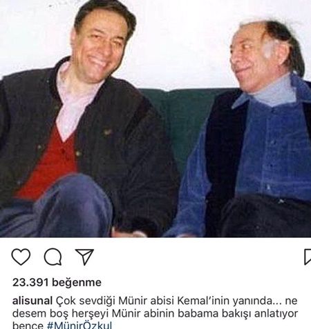 Ali Sunal'dan Duygusal Münir Özkul Paylaşımı..