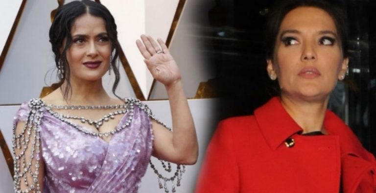 Demet Akalın Salma Hayek’in Elbisesine Olay Yorum