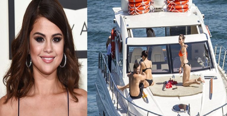 Selena Gomez, Lüks Yatta Kız Arkadaşıyla İlginç Görüntüler Verdi!