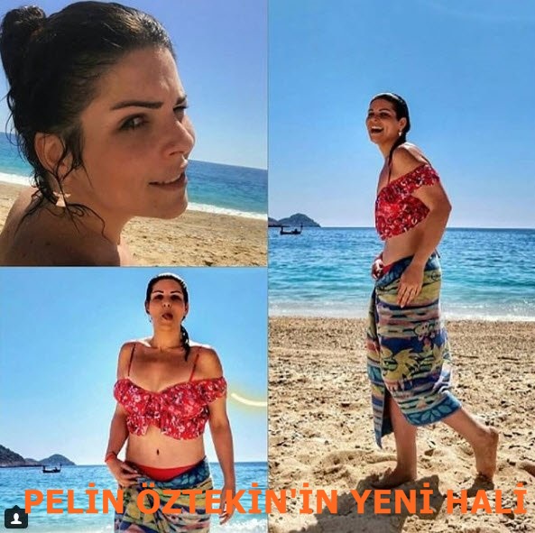 Pelin ÖZtekin bikinili pozu