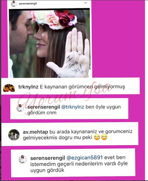 Seren Serengil İstenmeyen Gelin Tepkisi