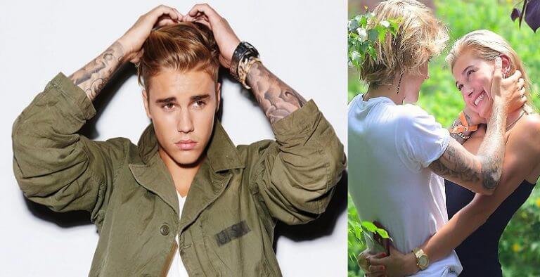 Justin Bieber sokak ortasında sevgilisini öpmeye doyamadı!