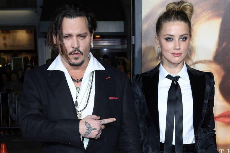 Johnny Depp ve eski eşi Amber Heard a