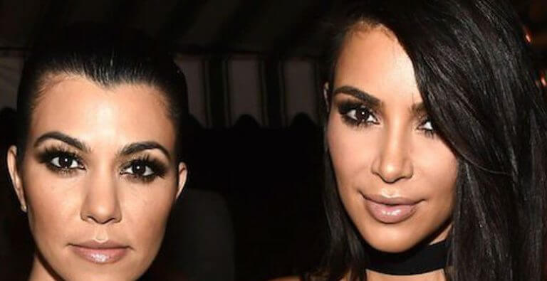 Kim Kardashian ile Kardeşi Kourtney Kardashian Birbirlerine Girdi!