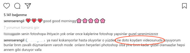 Seren Serengil Yorumu