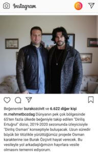 Burak Özçivit Resmen Diriliş Ertuğrul Dizisinde