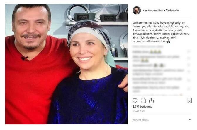 Cenk Eren'den Abla Paylaşımı