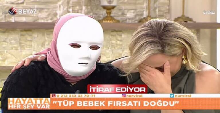 Yayına maskeyle çıkan kadının itirafları kan dondurdu!