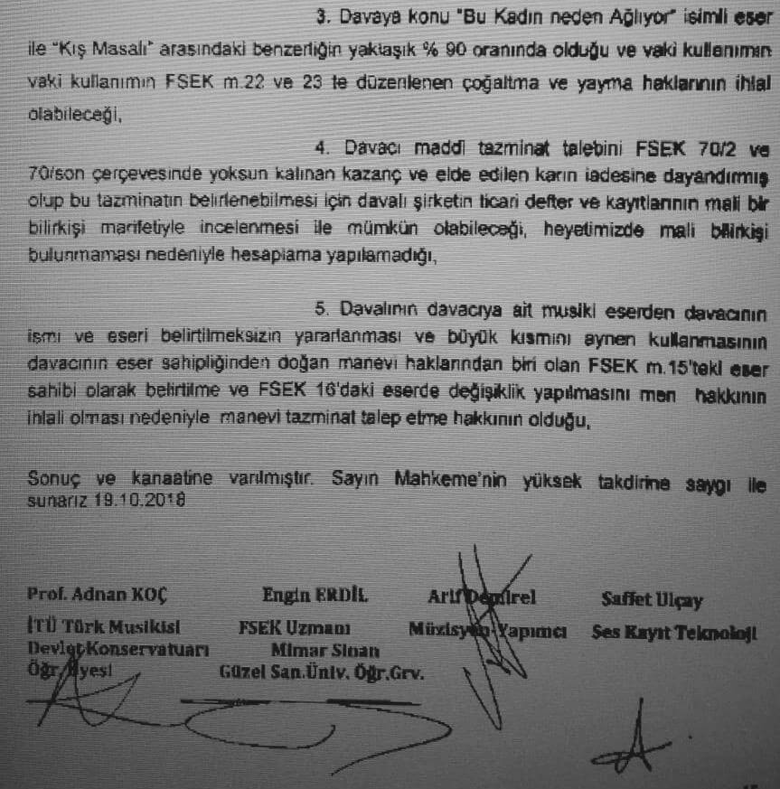 Şarkıcı Alihan, aldığı bilirkişi raporuyla şarkının kendisine ait olduğunu kanıtladı.