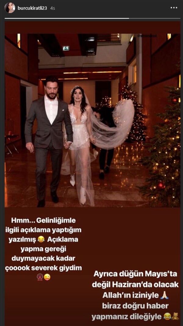 Burcu Kıratlı düğün tarihini