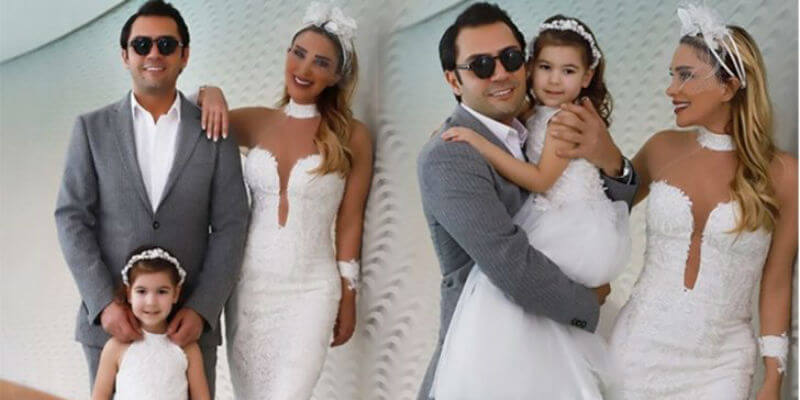 Seren Serengil evli mutlu çocuklu pozu verdi