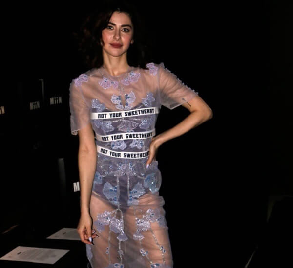 Nesrin Cavadzade'nin transparan