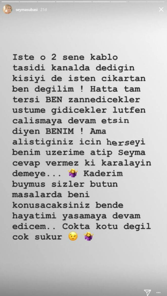 Şeyma Subaşı Kendisini Eleştirenlere Sert Cevabı