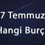 7 Temmuz Hangi Burç