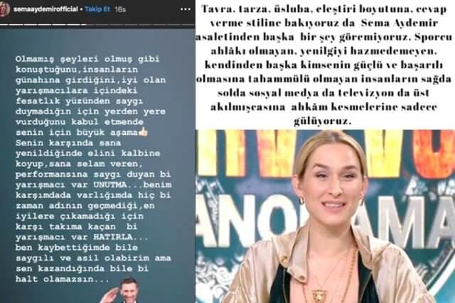 Sema İle Nagihan Sosyal Medyada Birbirine Girdi!