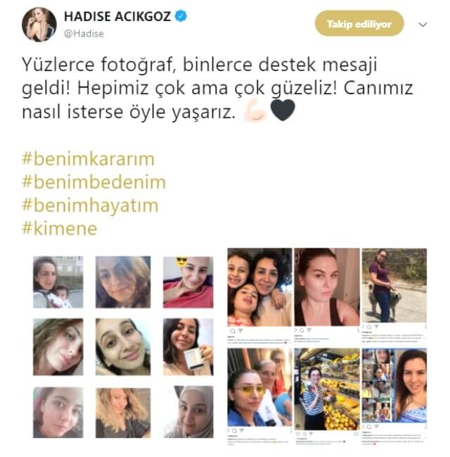 Hadise'nin Çağrısına Ünlü İsimlerden Destek Yağdı! Peş Peşe Paylaştılar