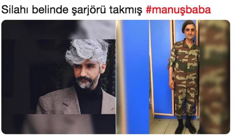 Askerlik İçin Saç Sakal Gidince Manuş Baba Sosyal Medyanın Diline Düştü!