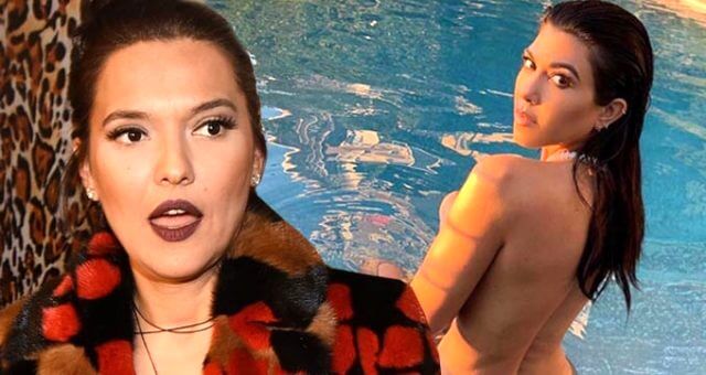 Demet Akalın Kourtney Kardashian’ın Fotoğrafgına Yine Olay Yaratan Yorum Yaptı!