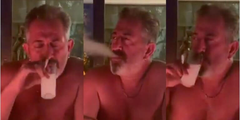 Cem Yılmaz Sigara Ve Alkol İçerek RTÜK’e Gönderme Yaptı!