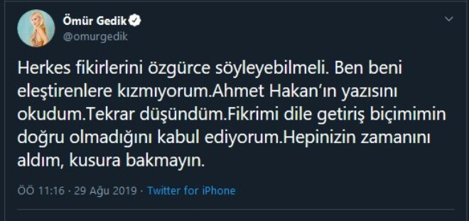 Ömür Gedik'ten Kısa Şort Konusuna Yeni Açıklama!