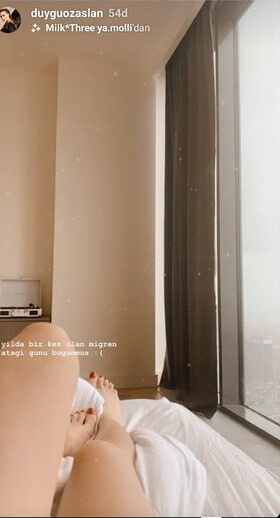 Duygu Özaslan, Migren Ağrısı Paylaşımı Olay Oldu!