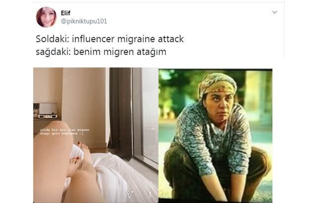 Duygu Özaslan, Migren Ağrısı Paylaşımı Olay Oldu!