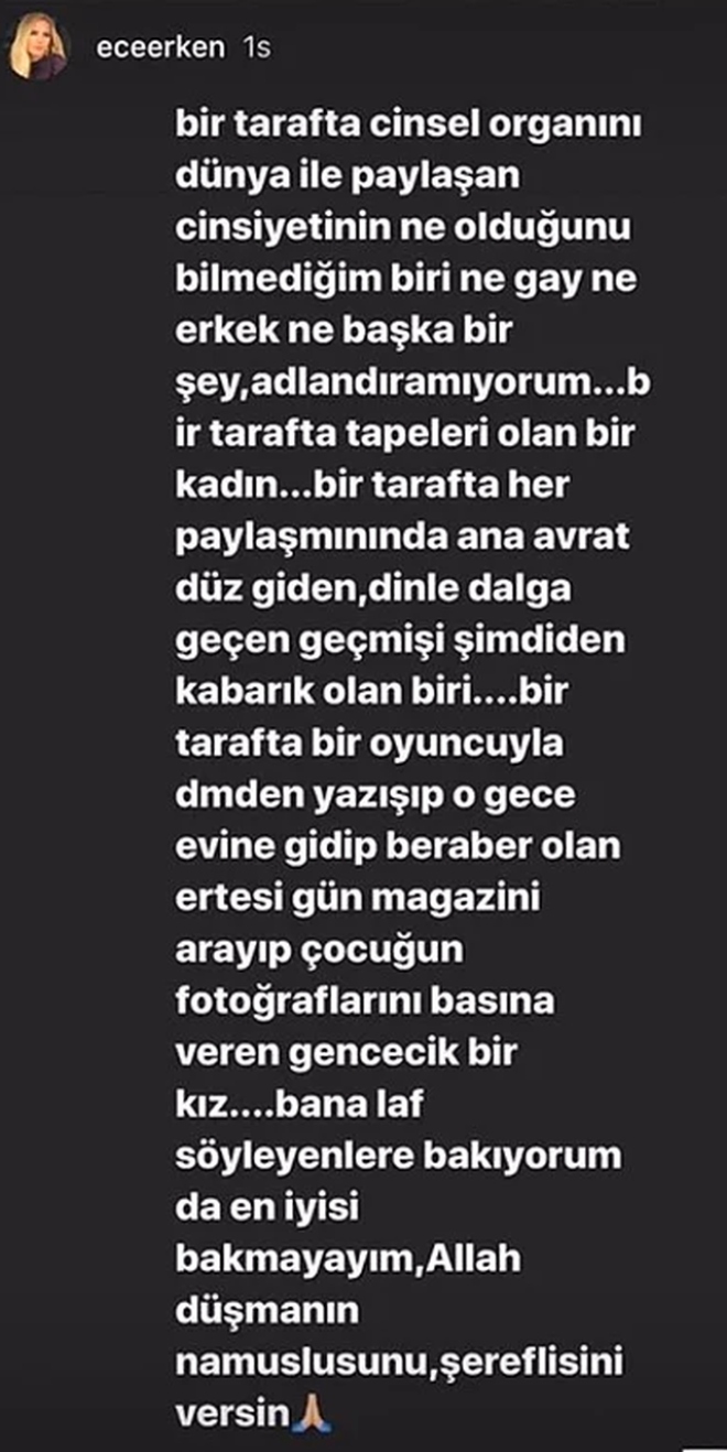 Ece Erke'den Olay Yaratan Sözler