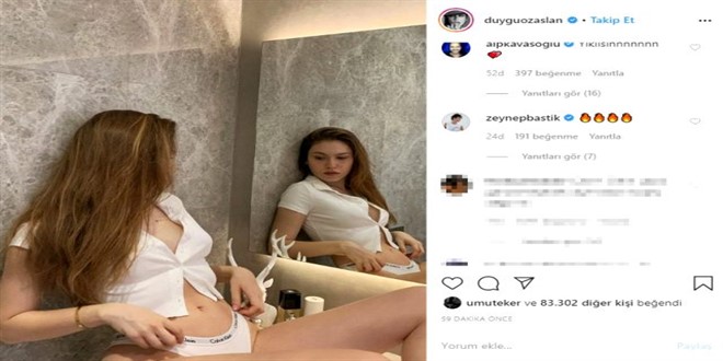 duygu özaslan iç çamaşırlı görüntüsü