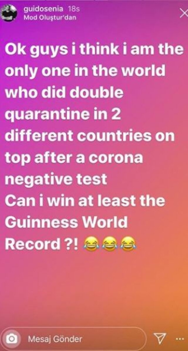 Guido Senia'dan Karantina İsyanı