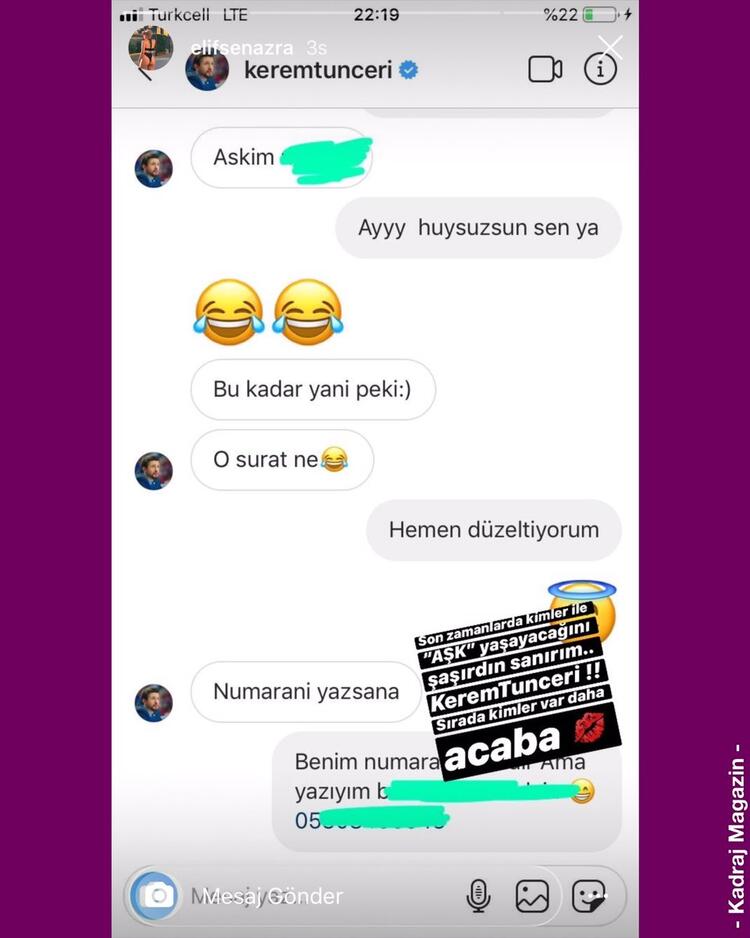 Elif Şen Azra'nın Kerem Tunçeri İfşası