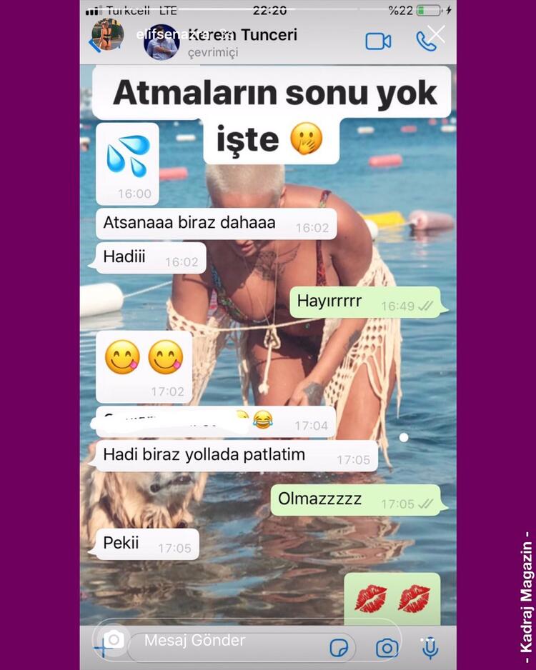 Elif Şen Azra'nın Kerem Tunçeri İfşası