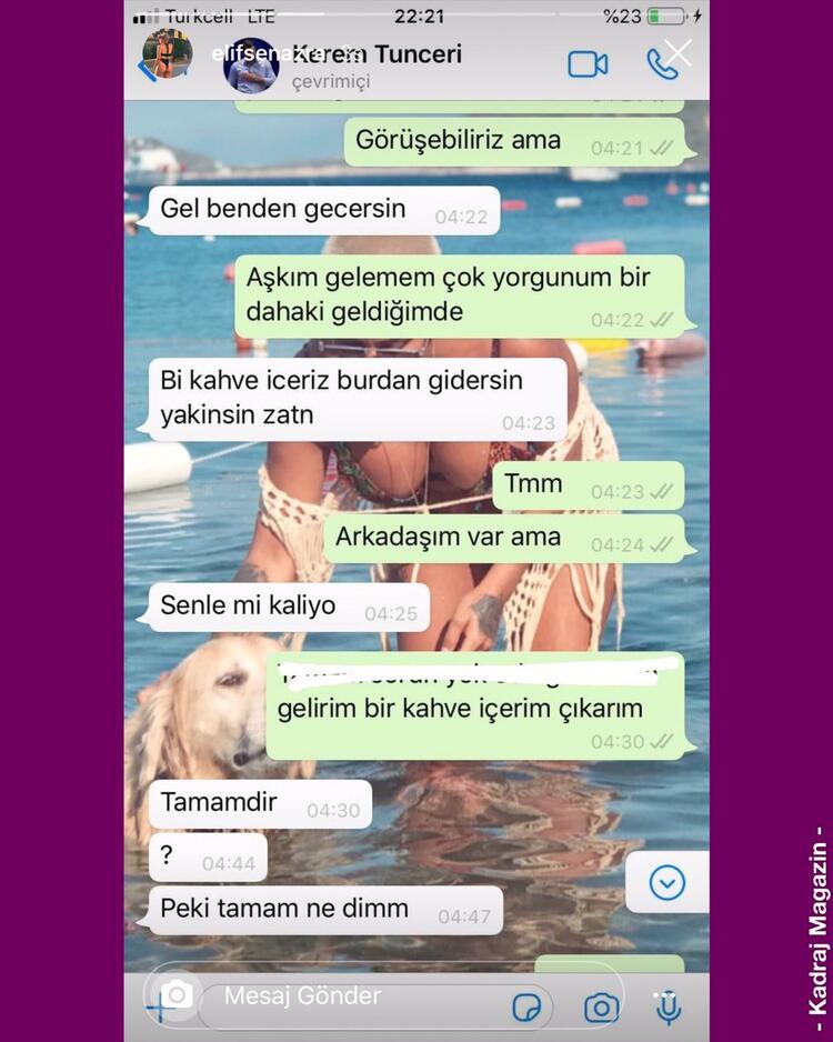 Elif Şen Azra'nın Kerem Tunçeri İfşası