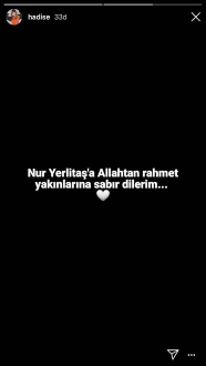 Hadise'den Şaşırtan Nurella Paylaşımı!