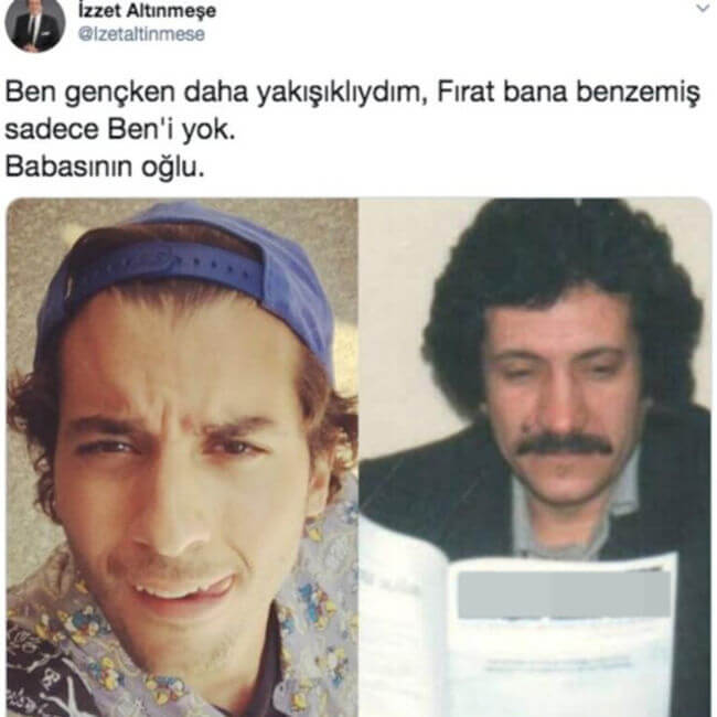 İzzet Altınmeşe'nin Ti'ye Aldığı Oğlu İle Paylaşımı